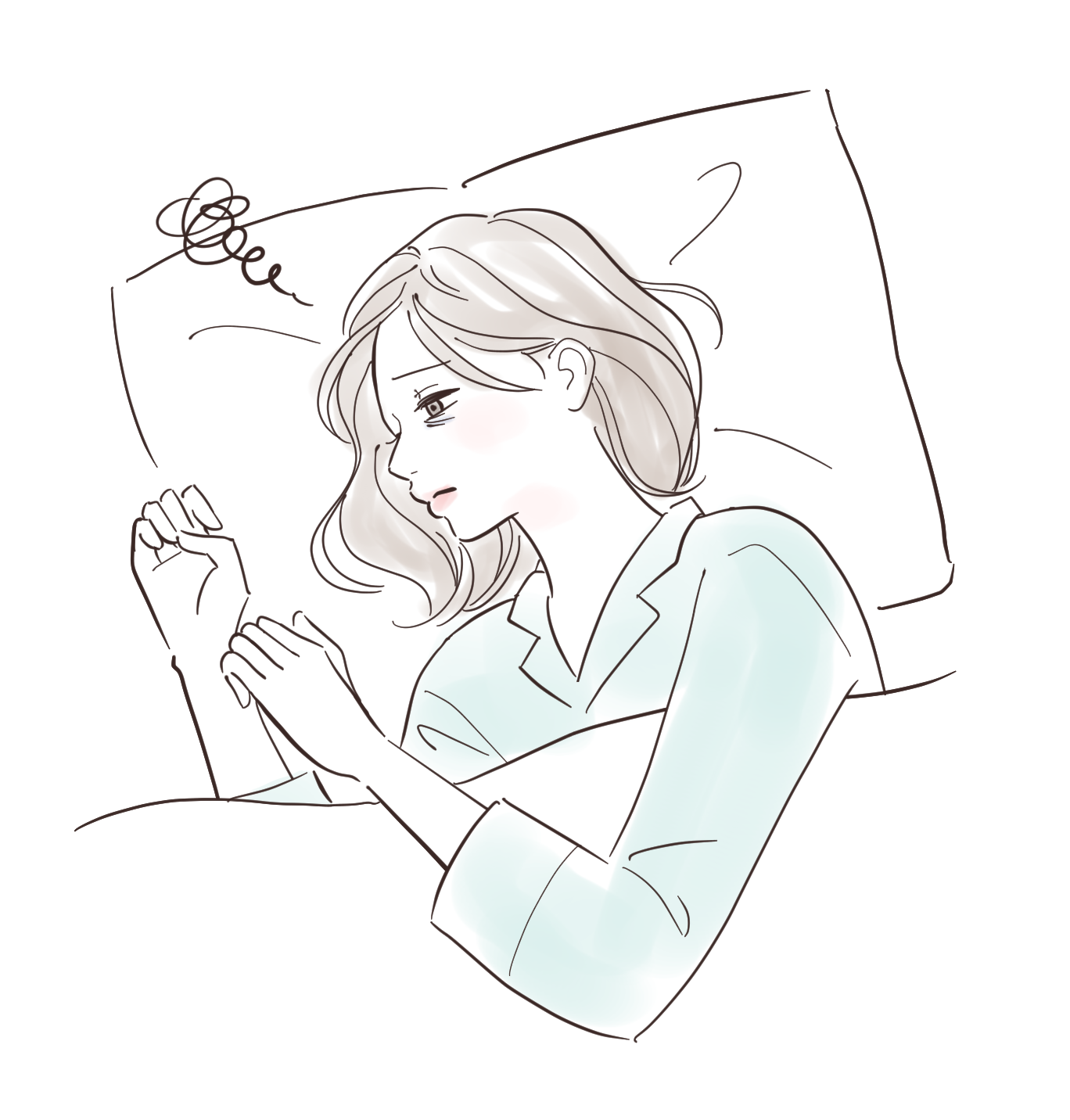 悩んでいる女性